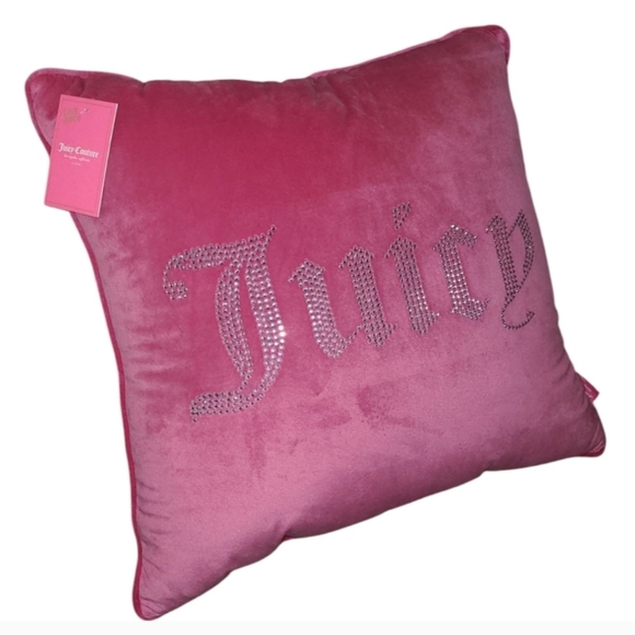 💕NWT Juicy Couture Bling Accent Pillow💕 - Picture 1 of 2